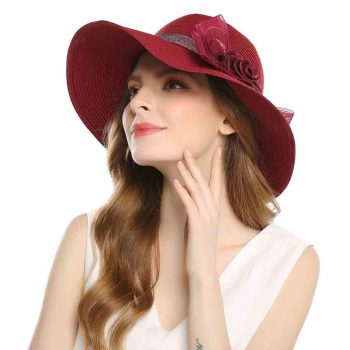 Summer 100% Cotton Church Hats for Women Elegant Autumn Soft Bowler ...